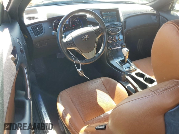 2013 Hyundai Genesis Coupe Track with VIN KMHHU6KJ9DU107140, listed as a Copart auction lot 50452515 with 86,019 mi miles and Salvage title. Bid and sale history available at DreamBid. Image 8.