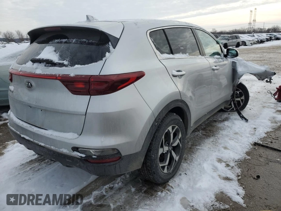 2020 Kia Sportage LX with VIN KNDPM3AC8L7757284, listed as a Copart auction lot 84895354 with 109,122 mi miles and Salvage Title. Bid and sale history available at DreamBid. Image 3.