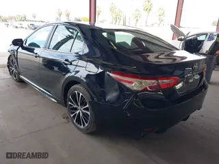 2018 Toyota Camry LE with VIN 4T1B11HK8JU575695, listed as a IAAI auction lot 41857828 with 180,413 mi miles. Bid and sale history available at carsss.com. Image 3.
