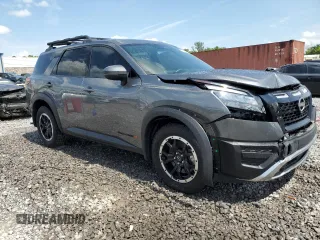 2023 Nissan Pathfinder Rock Creek with VIN 5N1DR3BD9PC275069, listed as a Copart auction lot 56987655 with 15,841 mi miles and Salvage title. Bid and sale history available at DreamBid. Image 4.