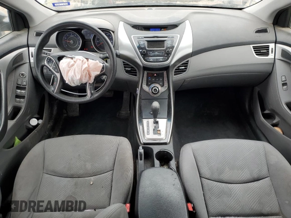 2013 Hyundai Elantra GLS with VIN KMHDH4AE8DU964979, listed as a Copart auction lot 53280055 with 175,977 mi miles and Salvage title. Bid and sale history available at DreamBid. Image 8.