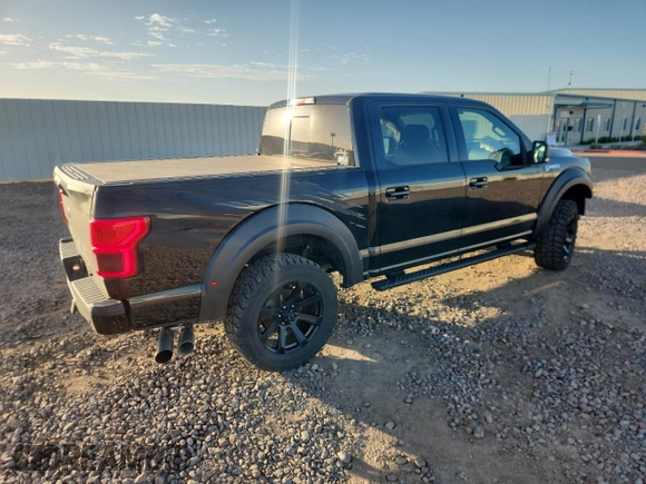 2018 Ford F-150 XL with VIN 1FTEW1E51JFE24106, listed as a Copart auction lot 63447235 with 32,509 mi miles and Salvage title. Bid and sale history available at DreamBid. Image 3.