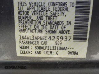 2014 Nissan Altima 2.5 S with VIN 1N4AL3AP6EC425937, listed as a IAAI auction lot 42107191 with 67,948 mi miles. Bid and sale history available at carsss.com. Image 9.