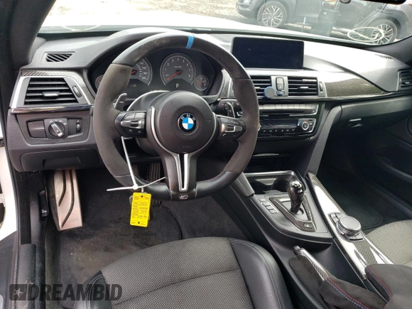 2016 BMW M4 with VIN WBS3R9C51GK708599, listed as a Copart auction lot 60246133 with 79,605 mi miles. Bid and sale history available at carsss.com. Image 8.