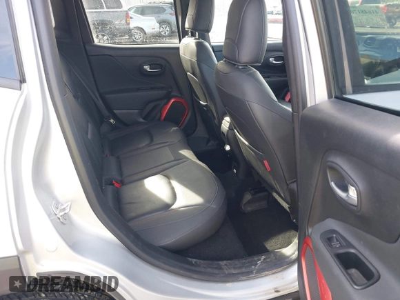 2018 Jeep Renegade Trailhawk with VIN ZACCJBCB6JPH69309, listed as a IAAI auction lot 41648170 with 52,254 mi miles. Bid and sale history available at carsss.com. Image 8.