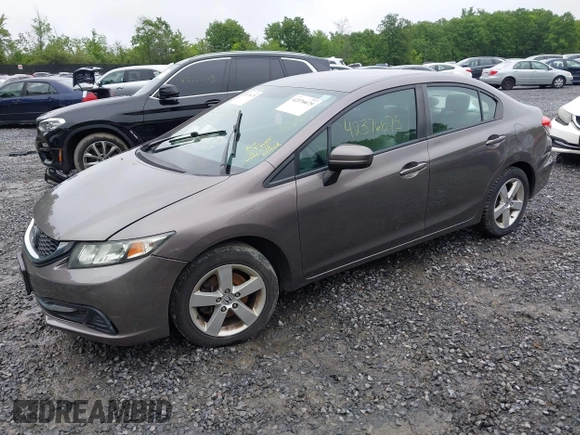 2014 Honda Civic LX z VIN 19XFB2F52EE243892, wystawiony jako IAAI lot #42376675 z przebiegiem 95 661 mil mil oraz . Historia ofert i sprzedaży dostępna na DreamBid. Obrazek 2.