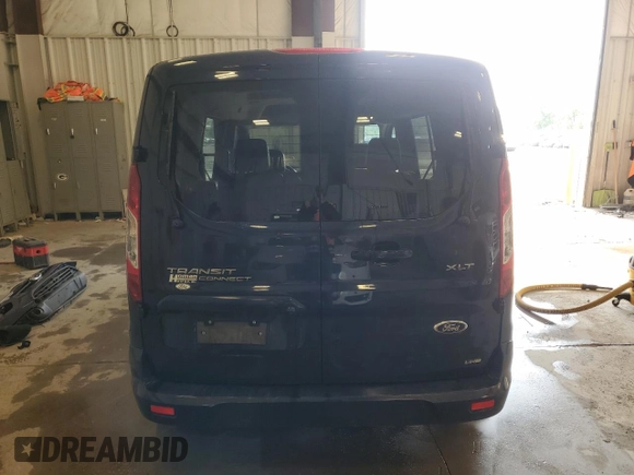 2014 Ford Transit Connect XLT with VIN NM0GS9F76E1154695, listed as a Copart auction lot 59864405 with 37,290 mi miles and Non repairable. Bid and sale history available at DreamBid. Image 6.