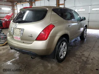 2005 Nissan Murano SL with VIN JN8AZ08T25W328845, listed as a Copart auction lot 44156405 with 218,757 mi miles and Salvage Title. Bid and sale history available at carsss.com. Image 3.