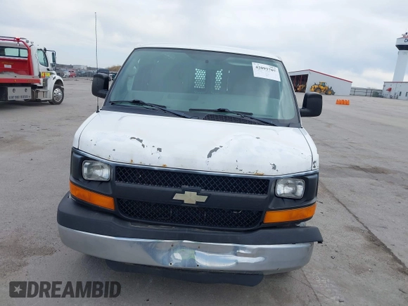 2011 Chevrolet Express Cargo with VIN 1GCWGGBA3B1140951, listed as a IAAI auction lot 42093707 with 343,603 mi miles and . Bid and sale history available at DreamBid. Image 6.