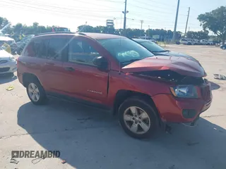 2017 Jeep Compass Sport with VIN 1C4NJCBA7HD119548, listed as a IAAI auction lot 42586037 with 93,529 mi miles and . Bid and sale history available at DreamBid. Image 1.