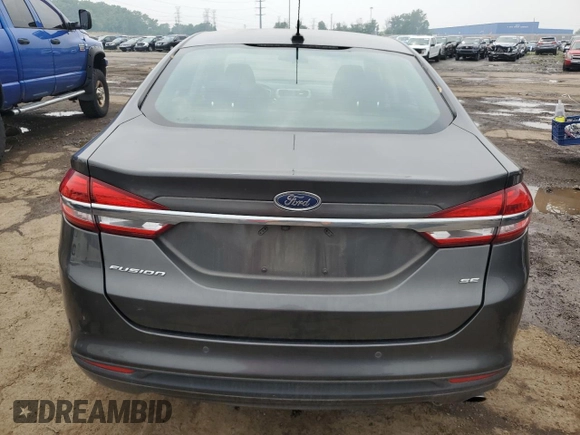 2017 Ford Fusion SE with VIN 3FA6P0H70HR412296, listed as a Copart auction lot 59883335 with 93,115 mi miles and Clean title. Bid and sale history available at DreamBid. Image 6.