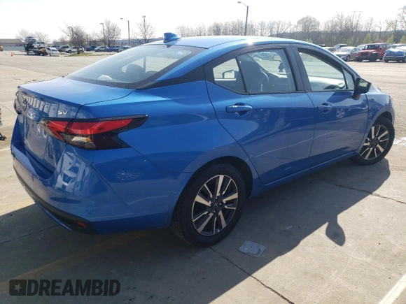2023 Nissan Versa SV with VIN 3N1CN8EVXPL820278, listed as a Copart auction lot 51494595 with 60,923 mi miles and Salvage title. Bid and sale history available at DreamBid. Image 3.