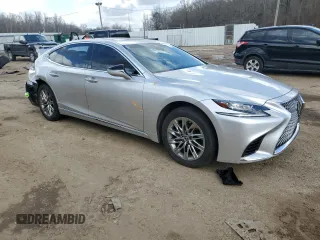 2019 Lexus LS 500 with VIN JTHB51FF0K5007160, listed as a Copart auction lot 42349845 with 65,047 mi miles and Salvage title. Bid and sale history available at DreamBid. Image 4.