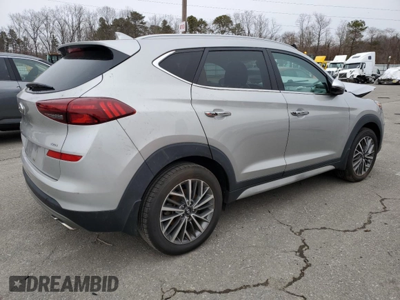 2020 Hyundai Tucson Limited z VIN KM8J3CALXLU199346, wystawiony jako Copart lot #88323245 z przebiegiem 66 246 mil mil oraz Czysty tytuł • Clean title. Historia ofert i sprzedaży dostępna na DreamBid. Obrazek 3.