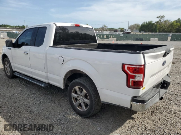 2020 Ford F-150 XL with VIN 1FTEX1CB3LKD21978, listed as a Copart auction lot 53981175 with 220,020 mi miles and Salvage Title. Bid and sale history available at DreamBid. Image 2.