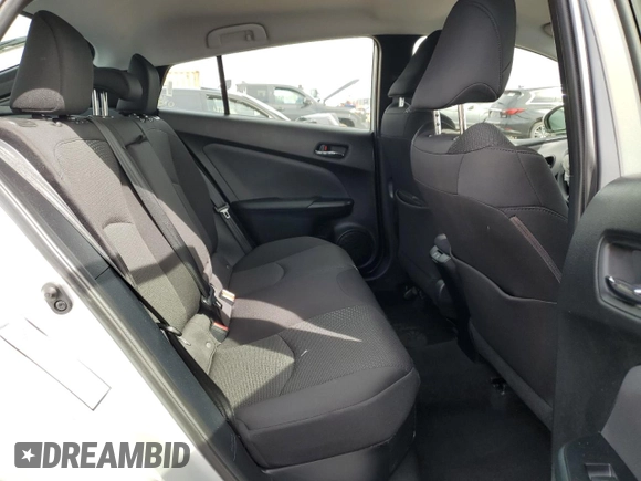 2022 Toyota Prius L Eco with VIN JTDKAMFU0N3188919, listed as a Copart auction lot 47249175 with 32,122 mi miles and Salvage Title. Bid and sale history available at carsss.com. Image 10.