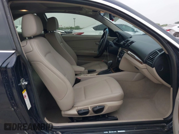 2009 BMW 1 Series 128i with VIN WBAUP93529VF48722, listed as a IAAI auction lot 42274781 with 108,528 mi miles and . Bid and sale history available at DreamBid. Image 5.