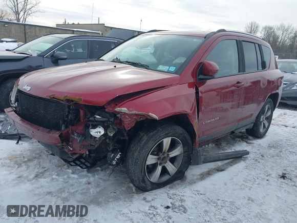 2016 Jeep Compass High Altitude Edition with VIN 1C4NJDEBXGD674518, listed as a IAAI auction lot 41635847 with 158,125 mi miles. Bid and sale history available at carsss.com. Image 17.