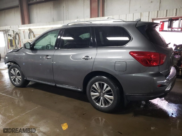 2019 Nissan Pathfinder SV with VIN 5N1DR2MM9KC641628, listed as a Copart auction lot 48217155 with 29,688 mi miles and Salvage Title. Bid and sale history available at carsss.com. Image 2.