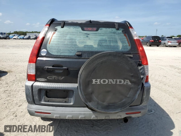 2005 Honda CR-V LX with VIN JHLRD68505C007344, listed as a Copart auction lot 54710305 with 148,976 mi miles and Salvage Title. Bid and sale history available at DreamBid. Image 6.