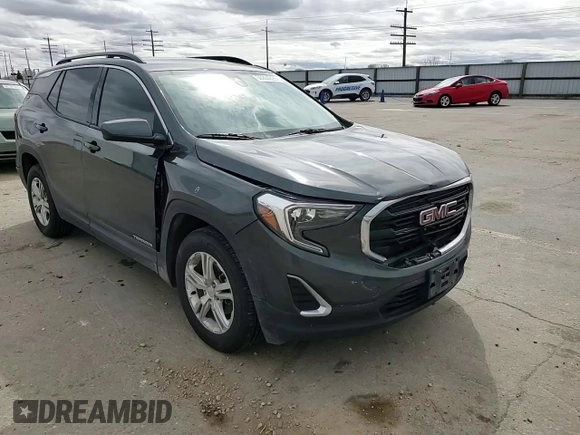 2020 GMC Terrain SLE with VIN 3GKALTEV8LL127494, listed as a Copart auction lot 50204395 with 132,740 mi miles and Salvage Title. Bid and sale history available at carsss.com. Image 12.