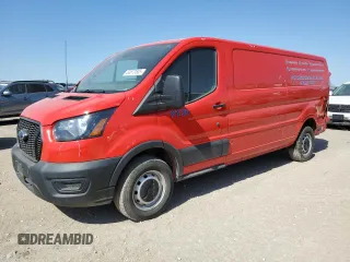 2023 Ford Transit Cargo with VIN 1FTBR1Y8XPKA49705, listed as a Copart auction lot 50873805 with 31,134 mi miles and Salvage Title. Bid and sale history available at carsss.com. Image 1.