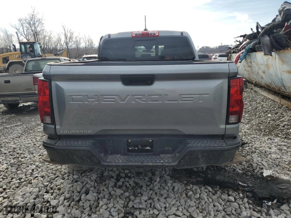 2024 Chevrolet Colorado 4WD Trail Boss with VIN 1GCPTEEK5R1168799, listed as a Copart auction lot 46997025 with 0 mi miles and Salvage Title. Bid and sale history available at carsss.com. Image 6.