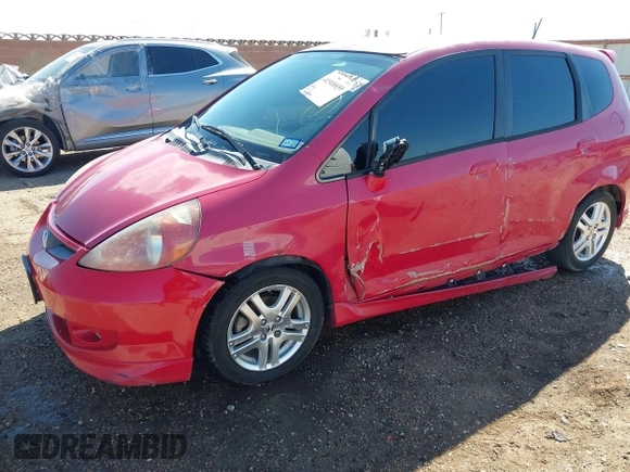 2008 Honda Fit Sport with VIN JHMGD37658S007510, listed as a IAAI auction lot 41508859 with 143,536 mi miles. Bid and sale history available at carsss.com. Image 6.