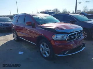 2014 Dodge Durango Limited with VIN 1C4RDJDG0EC563435, listed as a IAAI auction lot 41790657 with 93,110 mi miles. Bid and sale history available at carsss.com. Image 1.