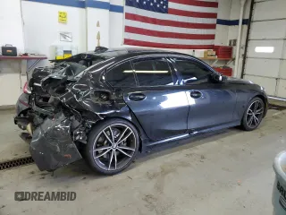 2022 BMW 3 Series 330i xDrive with VIN 3MW5R7J00N8C68253, listed as a Copart auction lot 89153665 with 0 mi miles and Salvage Title. Bid and sale history available at carsss.com. Image 3.
