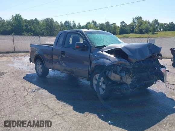 2009 Ford F-150 XL with VIN 1FTPX14V59KC92445, listed as a IAAI auction lot 40280550 with 213,709 mi miles. Bid and sale history available at carsss.com. Image 1.