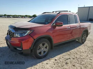 2022 Honda Ridgeline RTL-E z VIN 5FPYK3F7XNB005208, wystawiony jako Copart lot #52327035 z przebiegiem 32 139 mil mil oraz Szkoda całkowita • Salvage title. Historia ofert i sprzedaży dostępna na DreamBid. Obrazek 1.