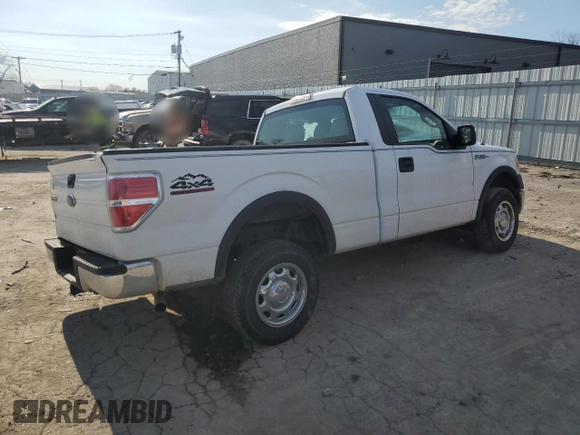 2014 Ford F-150 XL with VIN 1FTMF1EMXEKG21467, listed as a Copart auction lot 47236685 with 168,052 mi miles and Salvage Title. Bid and sale history available at carsss.com. Image 3.
