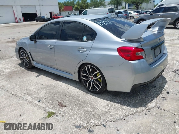 2021 Subaru WRX STI with VIN JF1VA2E66M9822014, listed as a IAAI auction lot 42499316 with 55,625 mi miles and . Bid and sale history available at DreamBid. Image 3.