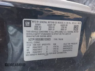 2011 GMC Sierra 1500 SLE z VIN 3GTP1VE0XBG153923, wystawiony jako IAAI lot #41974750 z przebiegiem 218 756 mil mil oraz . Historia ofert i sprzedaży dostępna na DreamBid. Obrazek 9.