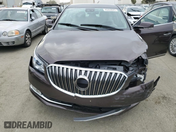 2015 Buick LaCrosse Premium I with VIN 1G4GD5G30FF214827, listed as a Copart auction lot 45353625 with 56,150 mi miles and Salvage Title. Bid and sale history available at carsss.com. Image 11.