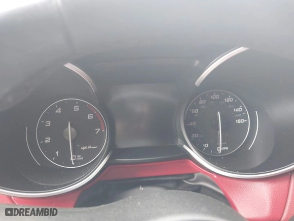 2019 Alfa Romeo Stelvio Ti Sport with VIN ZASPAKBN4K7C43960, listed as a IAAI auction lot 41328453 with 1 mi miles. Bid and sale history available at carsss.com. Image 7.