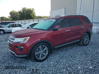 2018 Ford Explorer Limited with VIN 1FM5K7F86JGB85102, listed as a Copart auction lot 53801255 with 106,118 mi miles and Salvage Title. Bid and sale history available at carsss.com. Image 1.