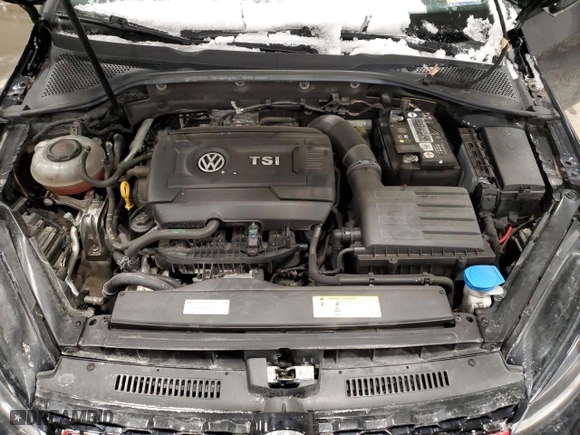 2021 Volkswagen Golf GTI S with VIN 3VW5T7AU6MM011382, listed as a Copart auction lot 43925995 with 62,331 mi miles and Salvage Title. Bid and sale history available at carsss.com. Image 12.