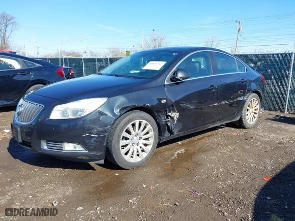 2011 Buick Regal CXL RL5 with VIN W04GT5GC9B1011492, listed as a IAAI auction lot 41821747 with 119,551 mi miles. Bid and sale history available at carsss.com. Image 17.