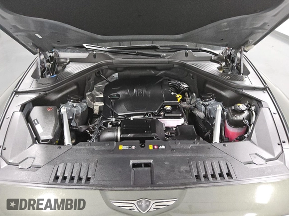 2025 Genesis GV80 Standard with VIN KMUHFESB8SU236496, listed as a Copart auction lot 64112645 with 14,668 mi miles and Clean title. Bid and sale history available at DreamBid. Image 12.