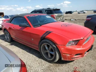 2014 Ford Mustang V6 with VIN 1ZVBP8EMXE5215679, listed as a Copart auction lot 47837345 with 137,881 mi miles and Salvage Title. Bid and sale history available at carsss.com. Image 4.