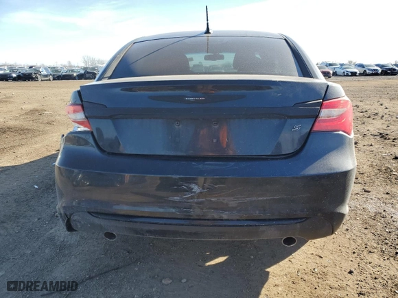 2011 Chrysler 200 S with VIN 1C3BC8FG1BN567573, listed as a Copart auction lot 43625365 with 125,302 mi miles and Salvage Title. Bid and sale history available at carsss.com. Image 6.