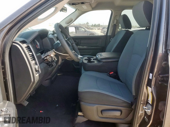 2022 Ram 1500 Tradesman with VIN 1C6RR6FG1NS154952, listed as a Copart auction lot 57466665 with 44,284 mi miles and Salvage title. Bid and sale history available at DreamBid. Image 7.