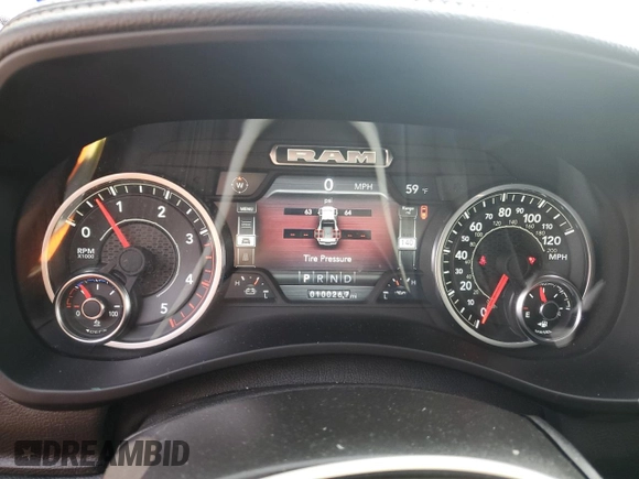 2024 Ram 3500 Laramie with VIN 3C63RRML9RG273322, listed as a Copart auction lot 80300584 with 10,026 mi miles and Salvage Title. Bid and sale history available at carsss.com. Image 9.