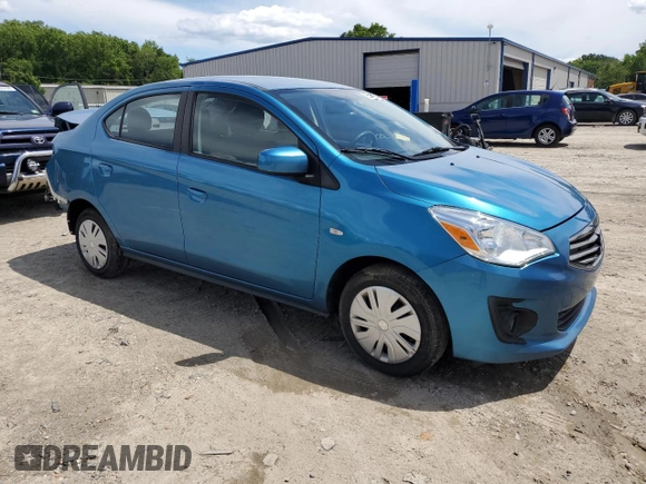 2019 Mitsubishi Mirage ES z VIN ML32F3FJ0KHF16636, wystawiony jako Copart lot #58084715 z przebiegiem 74 305 mil mil oraz Szkoda całkowita • Salvage title. Historia ofert i sprzedaży dostępna na DreamBid. Obrazek 4.