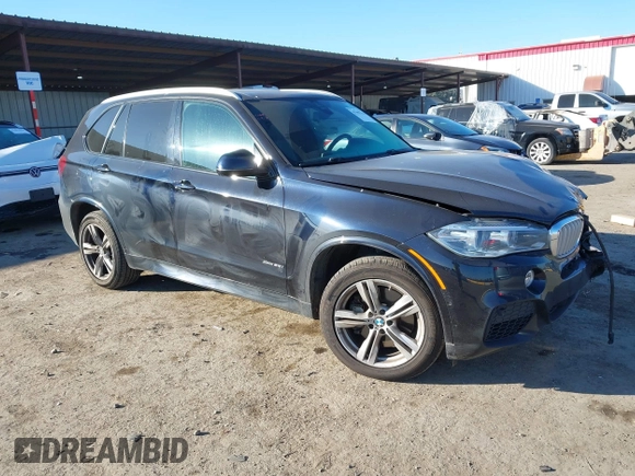 2017 BMW X5 xDrive50i z VIN 5UXKR6C56H0J83813, wystawiony jako IAAI lot #41398752 z przebiegiem 105 239 mil mil oraz . Historia ofert i sprzedaży dostępna na DreamBid. Obrazek 1.