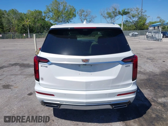 2024 Cadillac XT6 FWD Premium Luxury с VIN 1GYKPCRS0RZ700856, выставлен на аукционе IAAI как лот 41853450 с пробегом 6 507 миль миль и . История ставок и продаж доступна на DreamBid. Изображение 16.