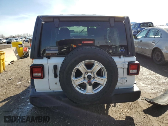 2019 Jeep Wrangler Unlimited Sport Altitude with VIN 1C4HJXDG9KW556159, listed as a Copart auction lot 49736915 with 77,374 mi miles and Salvage title. Bid and sale history available at DreamBid. Image 6.