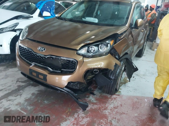 2018 Kia Sportage LX with VIN KNDPMCACXJ7446520, listed as a IAAI auction lot 41568985 with 79,601 mi miles and . Bid and sale history available at DreamBid. Image 6.